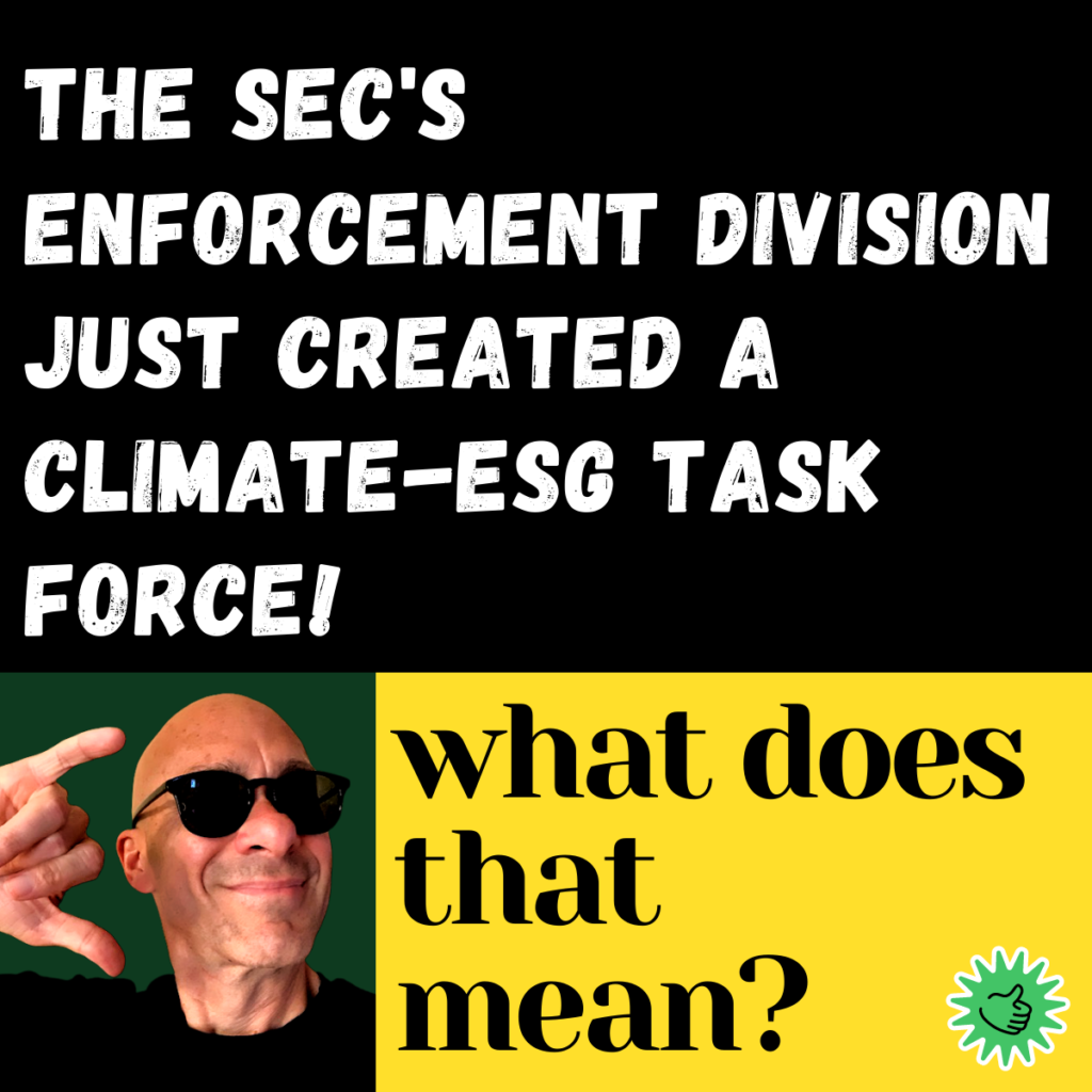 SEC Climate Enforcement LinkedIn