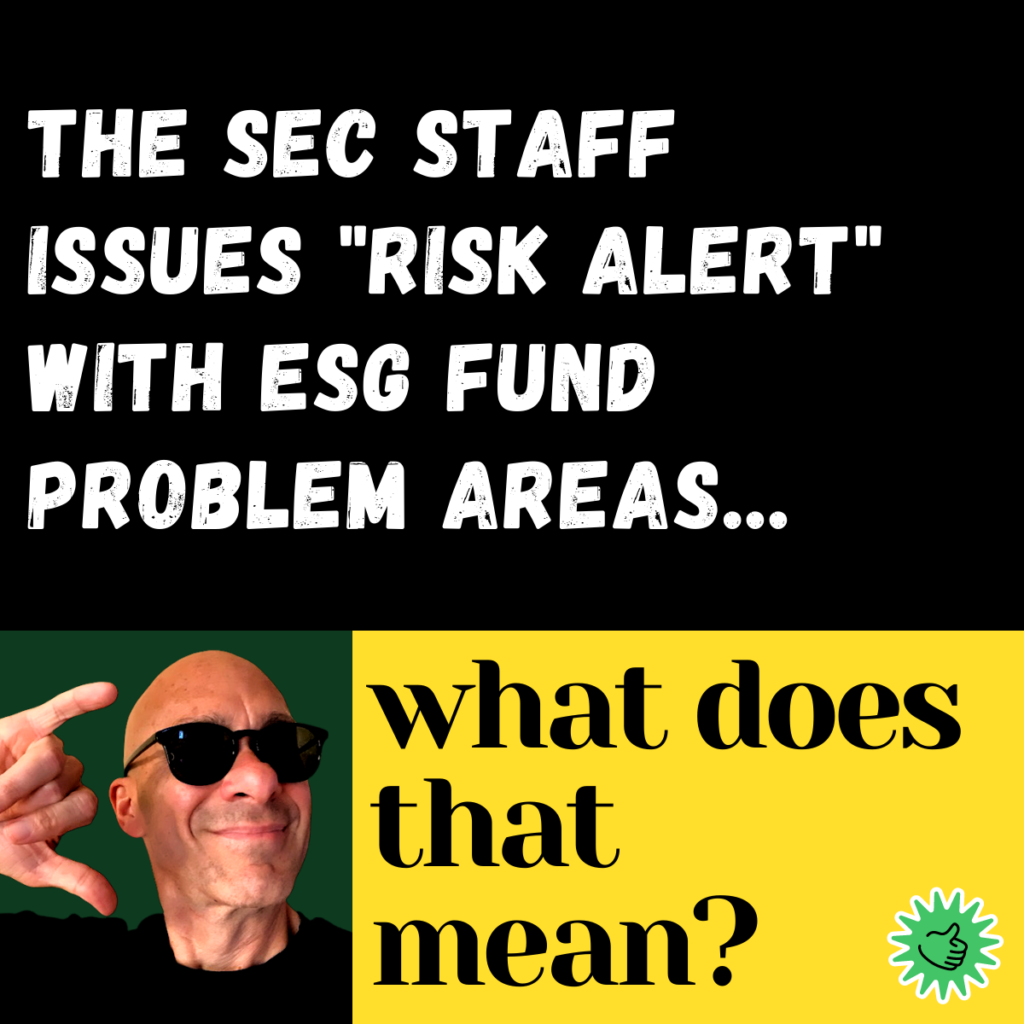 ESF Funds Risk Alert LinkedIn