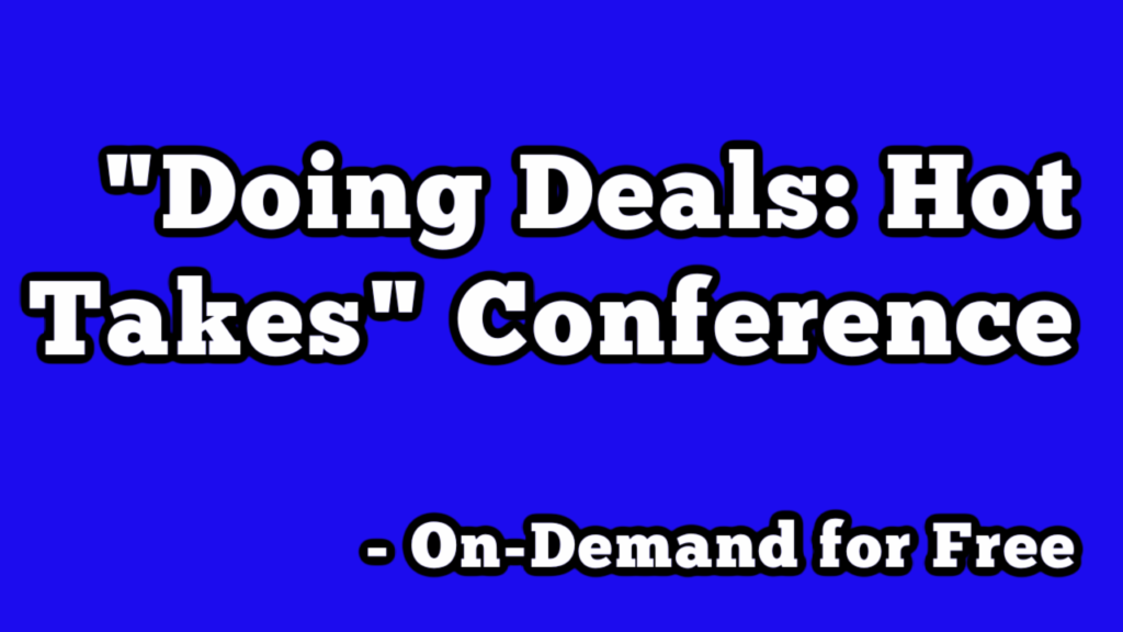 Doing Deals YouTube Thumbnail